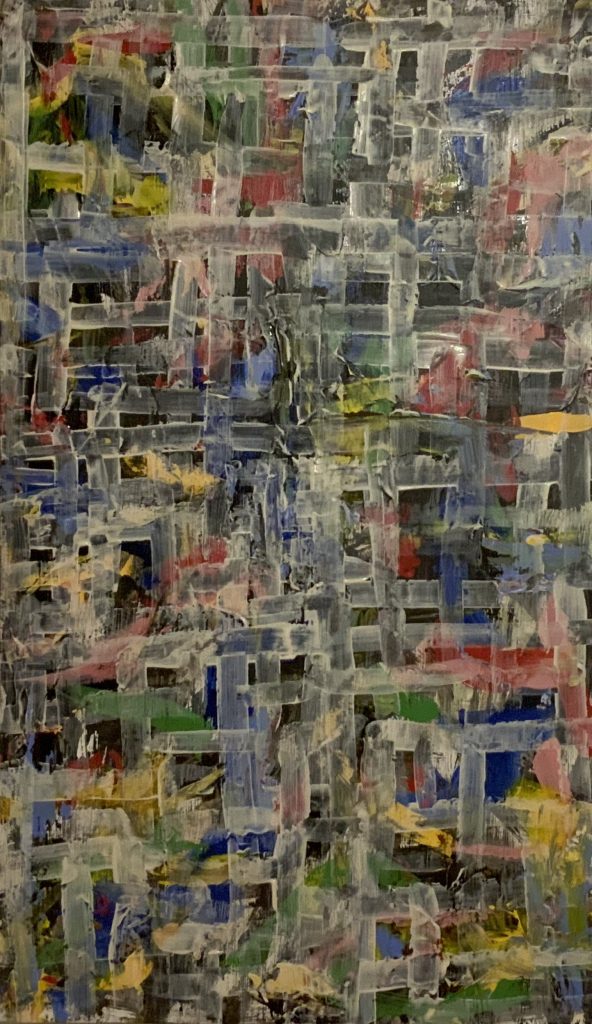 Lattice
Acrylic on panel 
19" by 32"